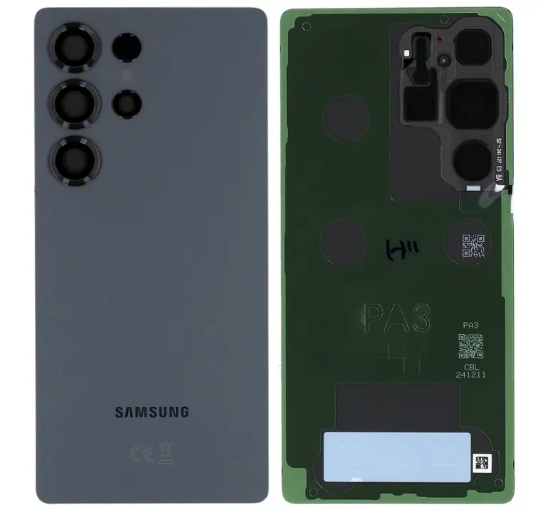 [SAM-S25ULT-BCV-SP-TITBCK] Оригинален капак—Samsung S25 ULTRA SM-S938B —Titanium Black—Service Pack