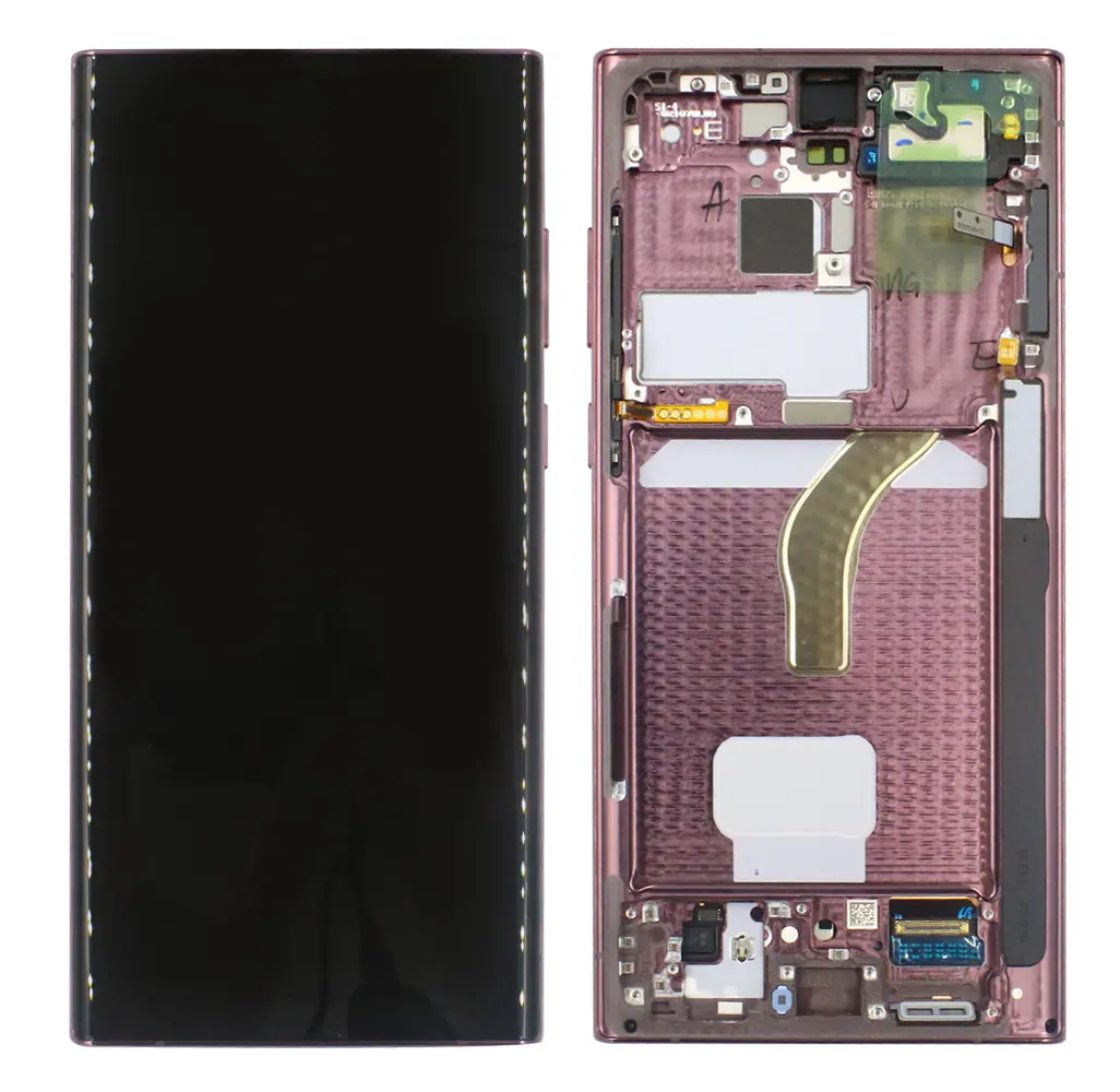 [SAM-S22ULT-SOFT-OLED-W FR] Дисплей —Samsung S22 ULTRA—SOFT OLED — SM-S908B Burgundy 