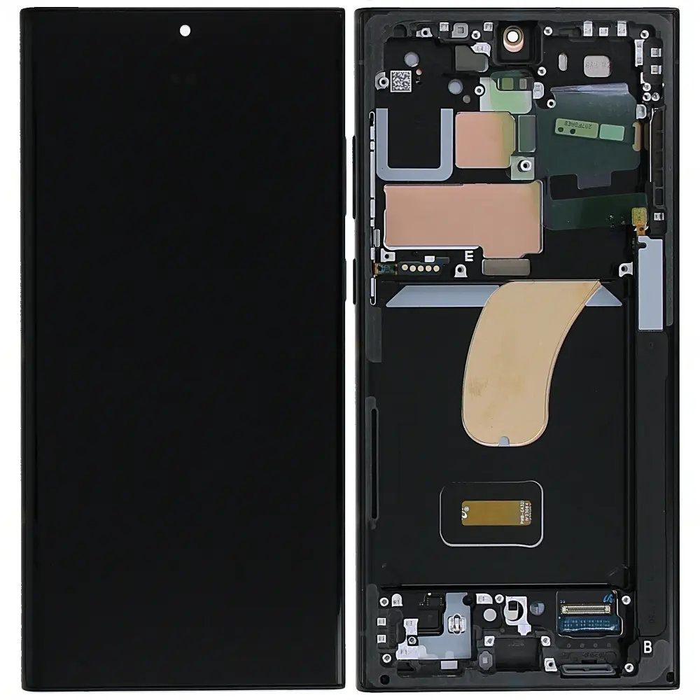 [SAM-S23ULT-SP-BCK-W FR] Оригинален дисплей—SAMSUNG S23 ULTRA —SM-S911B Galaxy GH82-31245A—SERVICE PACK Без Рамка