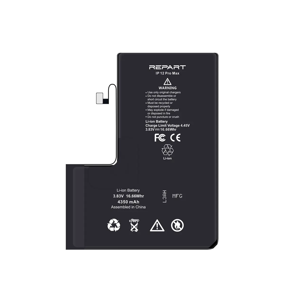 Battery—iPhone 12 Pro Max —High Capacity - 4350 mAh
