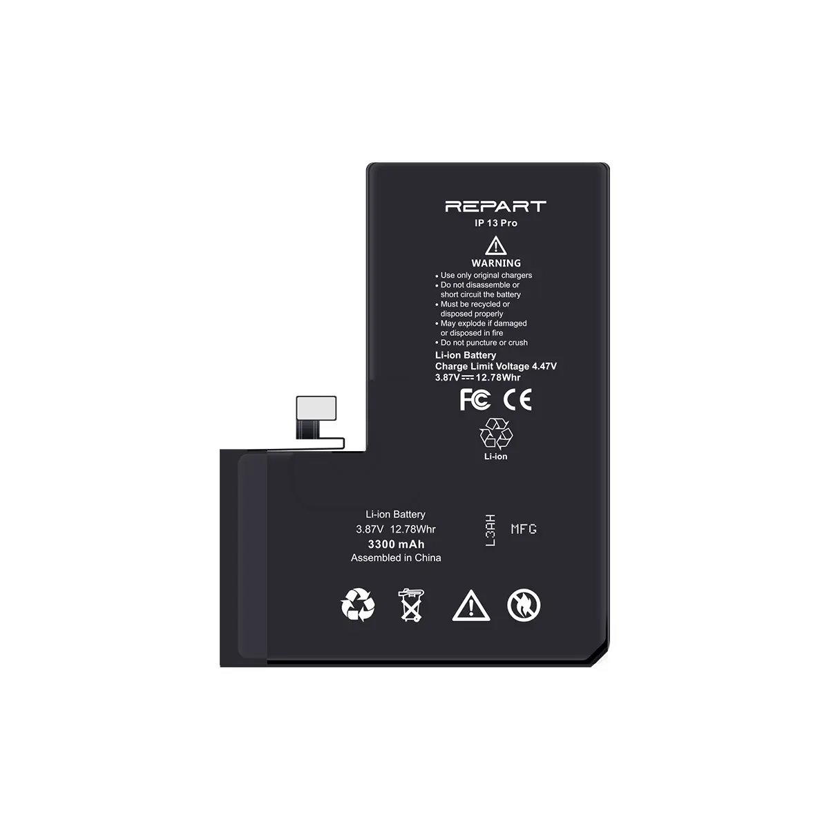 Батерия—iPhone SE (2020) —Repart - High Capacity - 3400 mAh (копие)
