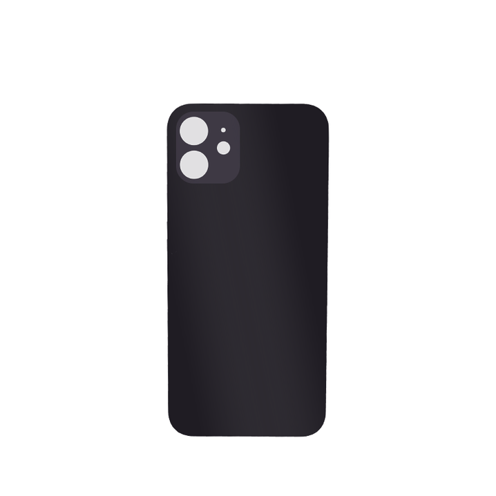  Заден капак—стъкло—iPhone 12 mini—Black