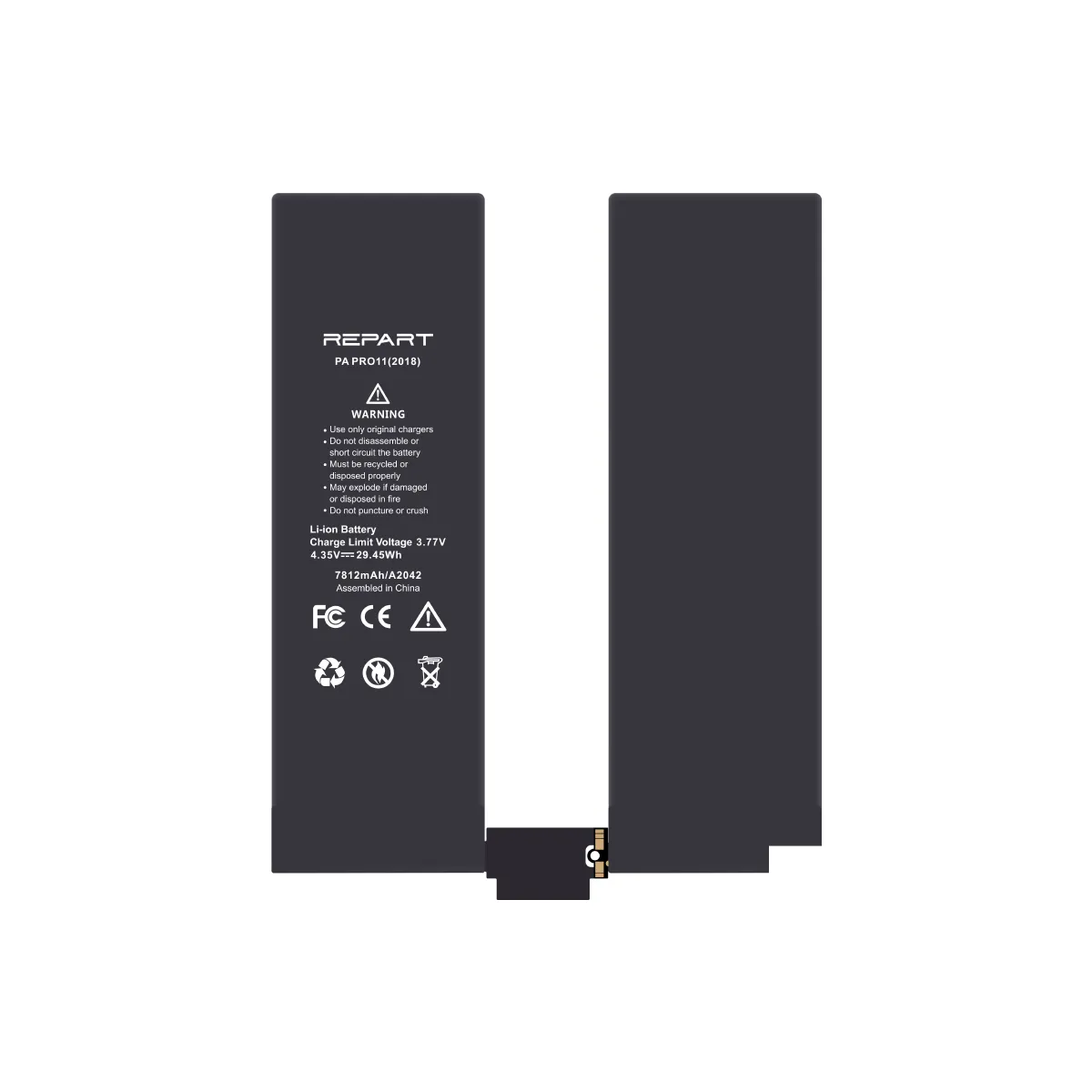Батерия—Apple iPad Pro (11)—Repart—7812 mAh