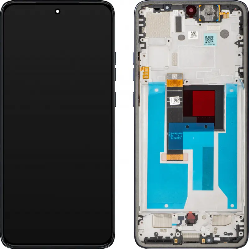 Оригинален дисплей—MOTOROLA EDGE 50 NEO  Nautical Blue— SERVICE PACK–с рамка 