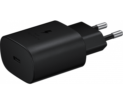 [CHGADP-SAM-1XC-25W-BCK] Заряден адаптер—Samsung—25W–3A–1 x USB-C—Черно 