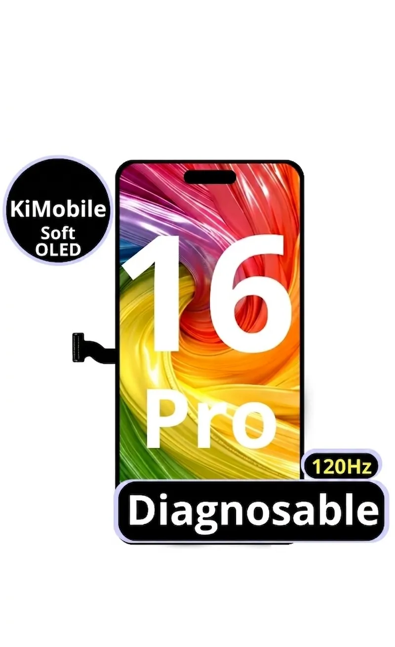 [APL-IP16PR-OLED-DIAG] LCD Дисплей—Apple iPhone 16 Pro—OLED FHD—Diagnostic—Black/Черен