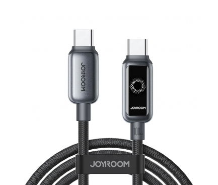[CABL-JOY-C/C-100W-WHT-1.2M] Кабел—USB-C към USB-C—Joyroom— StarFlight дисплей—100W–5A–1.2 м—Черен