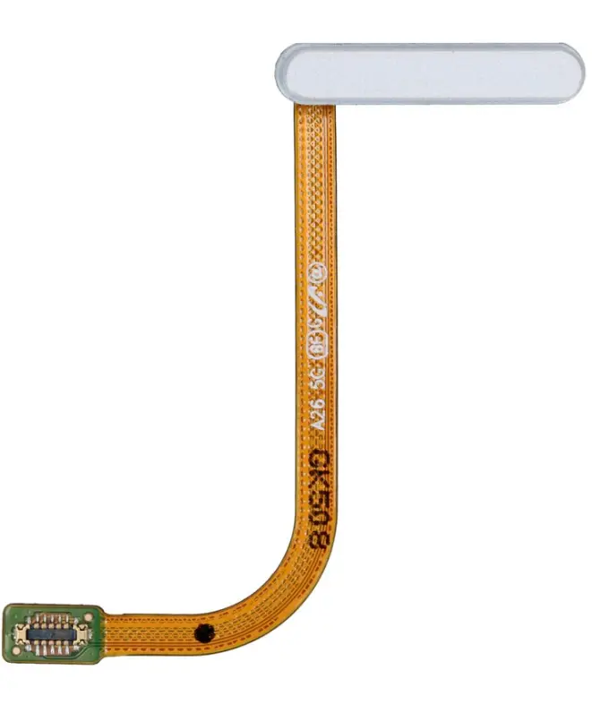 [SAM-A26/SM-A266F-FLEX-WHT] Лентов кабел — Samsung A26/SM-A266F—GH96-19397B - Бял Бутон/fingerprint