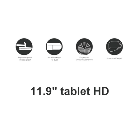 [FOLI-UNV 11.9"-0.14MM] MOONX—Защитно фолио—Hydrogel—140µm 0,14 mm—за Таблети до 11.9" HD—universal–200x300 mm