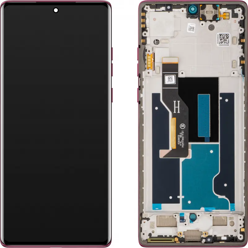 [MT-EDGE50 FUBPNK-SP-W FR] Оригинален дисплей—MOTOROLA EDGE 50 PINK — SERVICE PACK–с рамка 