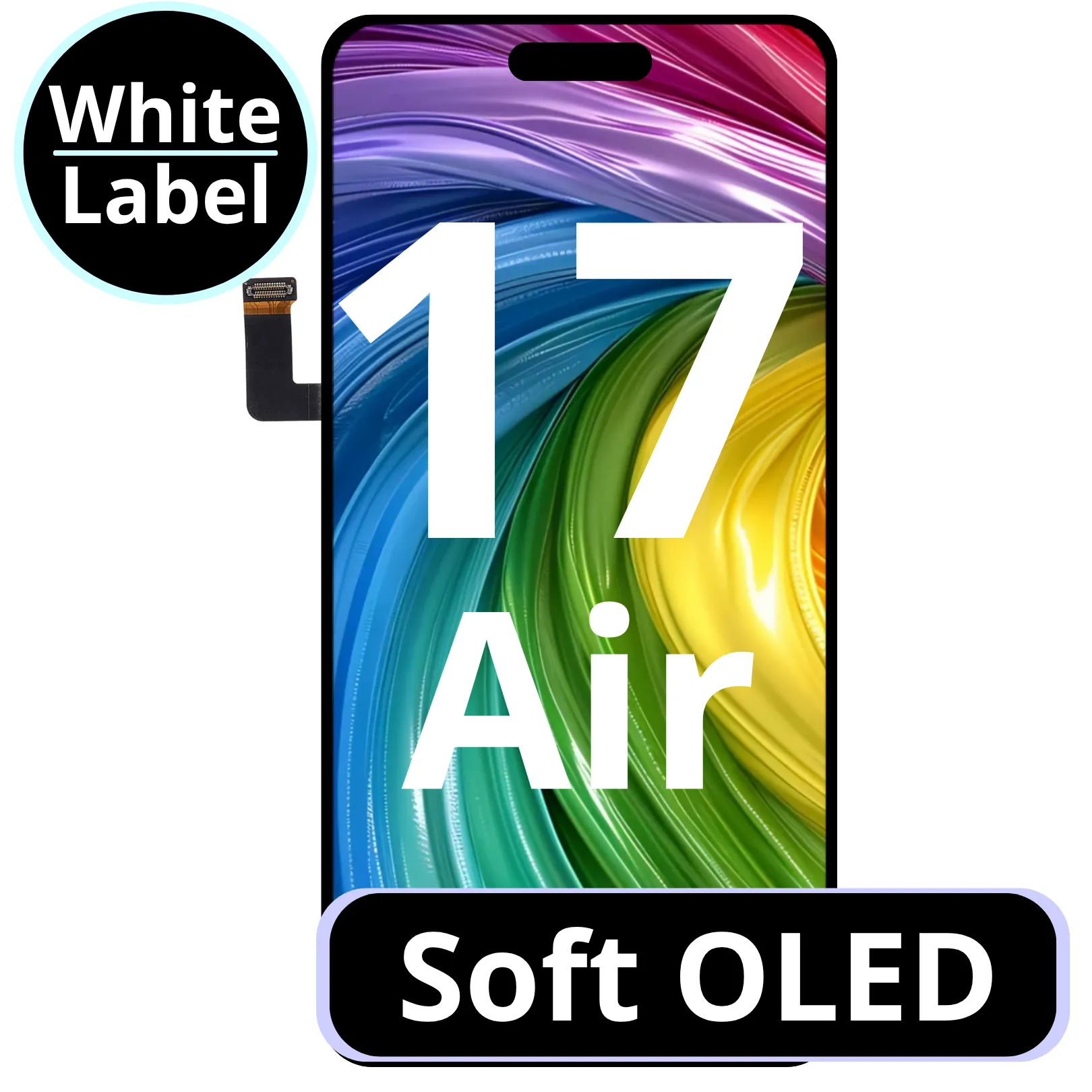 [APL-IP17AIR-SOIC-OEM] OEM Дисплей—iPhone 17—SOFT OLED 120Hz–Смяна Чип